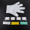 Food Grade Disposable Gloves Individual Pack 3.5x8.6cm/6.5x5cm Sealed Bag PE Clear Transaparent Gloves Food Catering Gloves for Restaurant