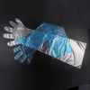 Full Arm VET Gloves PE Disposable Oversleeve Veterinary Long Gloves Stretchable Waterproof Anti-Puncture Gloves