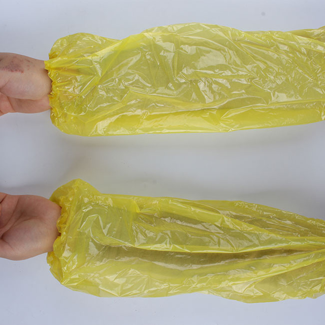PE/ CPE Arm Sleeve Cover Dust Free/Waterproof Oversleeve Food Processing Personal Protection Sleeve