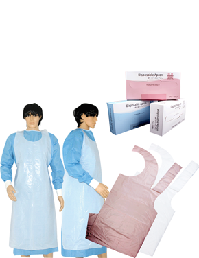 Hair Dyeing Household Sleeveless PE Aprons