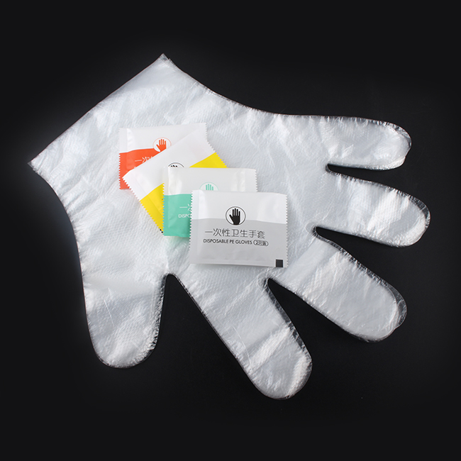 PE Compostable Disposable Gloves For Handling Meat