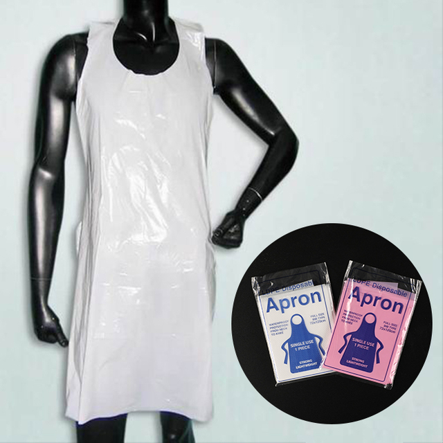 Tear-Resistant Transparent PE Aprons For Food Industry