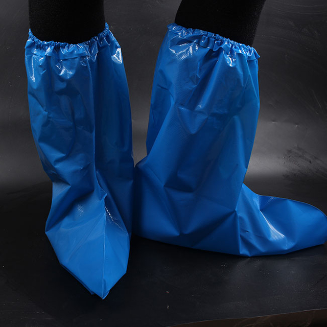 Disposable Shoe Covers Waterproof Drawstring PE Shoe Covers Rainy Day Out Door Shoe Covers