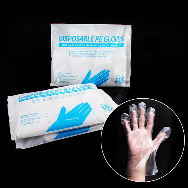 Bag Packaging Waterproof Disposable Gloves For Kids