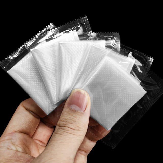 Individual Folded Food Grade PE Gloves Pack Restaurants/Cafe/Bakery/Snack Bar Customize Printing Plastic Gloves